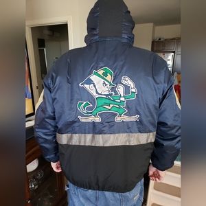 Men's Notre Dame winter coat.